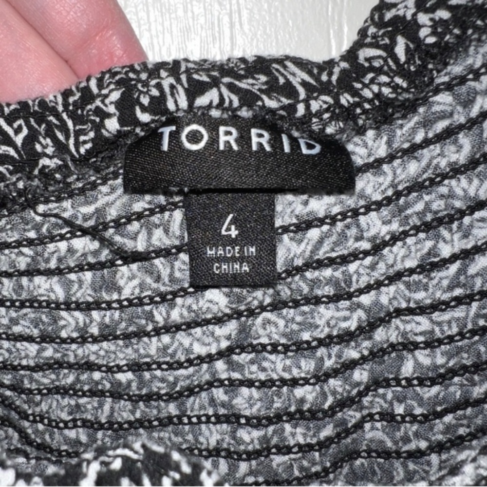 Torrid Skater On Or Off Shoulder Dress